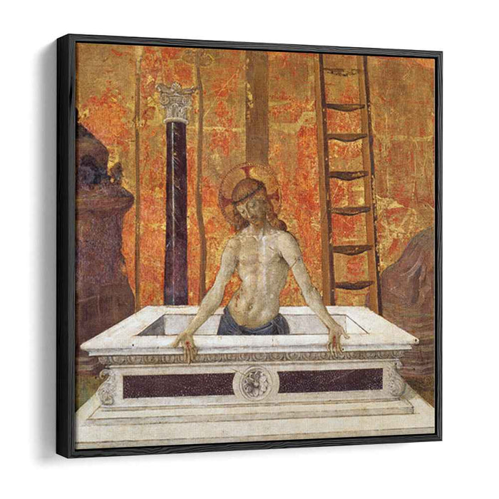 Christ in the sarcophagus (1473) by Pietro Perugino