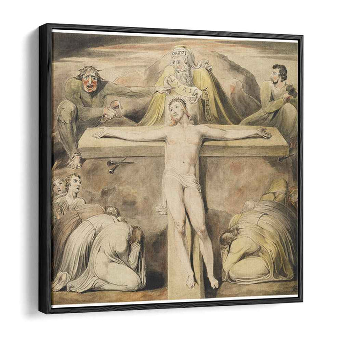 Christ Nailed to the Cross The Third Hour (1803) by William Blake