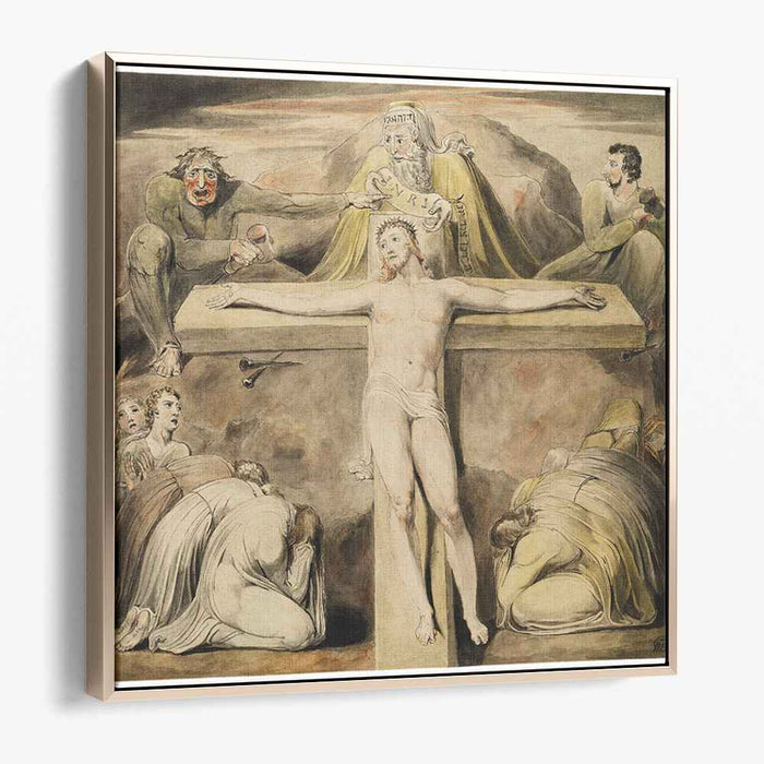 Christ Nailed to the Cross The Third Hour (1803) by William Blake