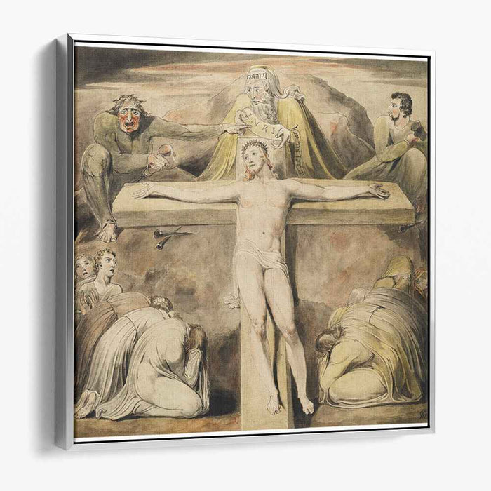 Christ Nailed to the Cross The Third Hour (1803) by William Blake