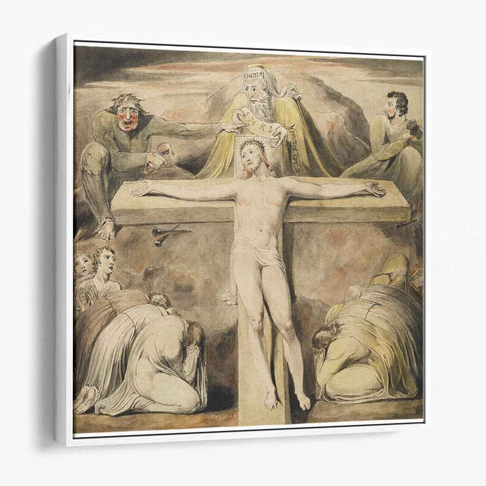 Christ Nailed to the Cross The Third Hour (1803) by William Blake