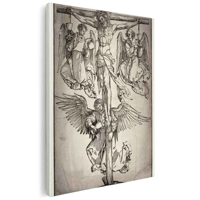 Christ on the Cross with Three Angels (1525) by Albrecht Durer