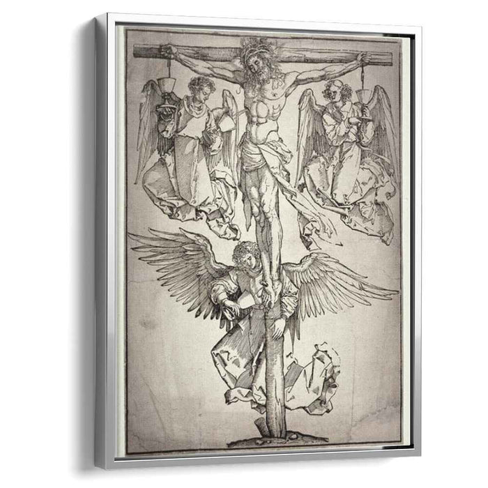 Christ on the Cross with Three Angels (1525) by Albrecht Durer