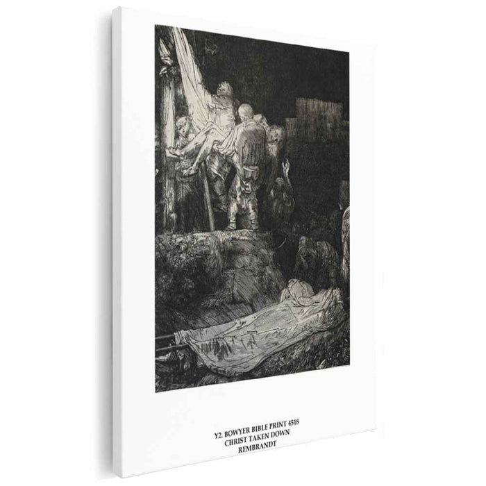 Christ taken down by Rembrandt