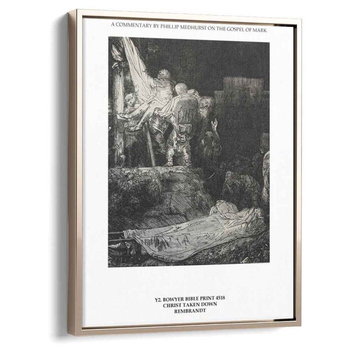 Christ taken down by Rembrandt