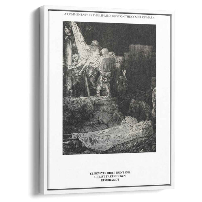 Christ taken down by Rembrandt