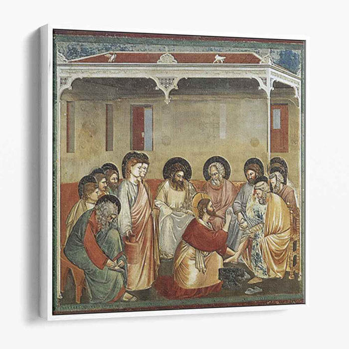 Christ Washing the Disciples' Feet (1305) by Giotto
