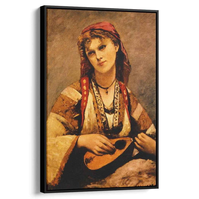 Christine Nilson, or The Bohemian with a Mandolin by Camille Corot