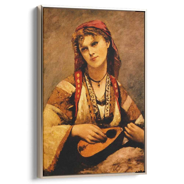 Christine Nilson, or The Bohemian with a Mandolin by Camille Corot