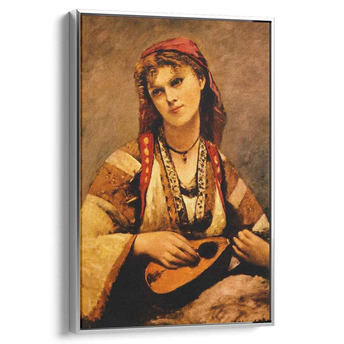 Christine Nilson, or The Bohemian with a Mandolin by Camille Corot