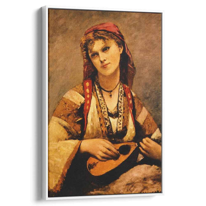 Christine Nilson, or The Bohemian with a Mandolin by Camille Corot