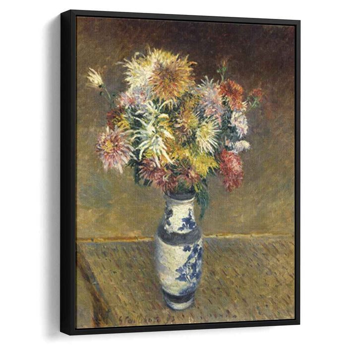 Chrysanthemums in a Vase (1893) by Gustave Caillebotte