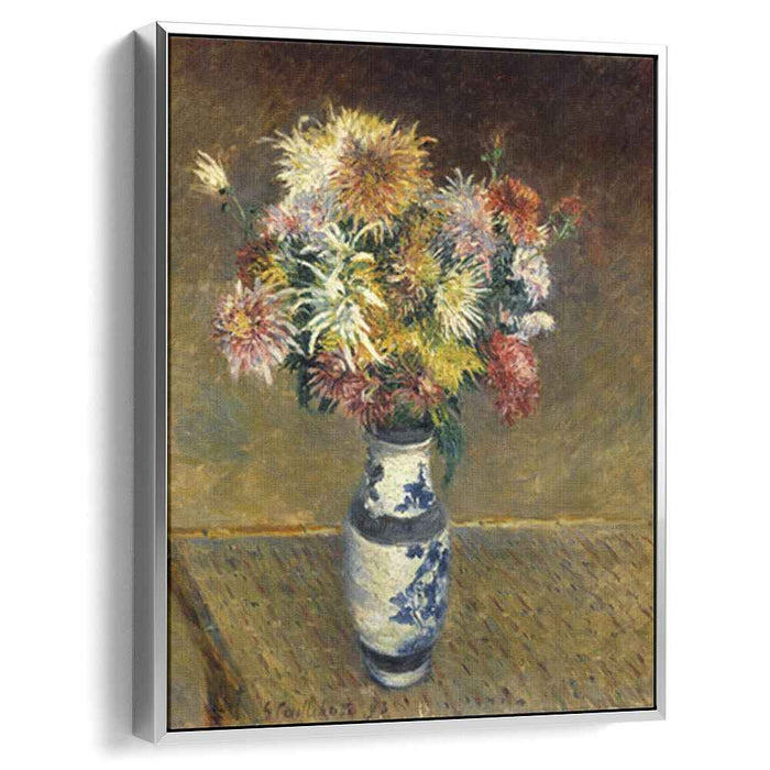 Chrysanthemums in a Vase (1893) by Gustave Caillebotte