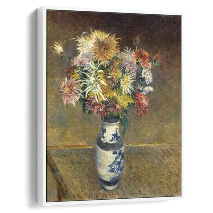 Chrysanthemums in a Vase (1893) by Gustave Caillebotte