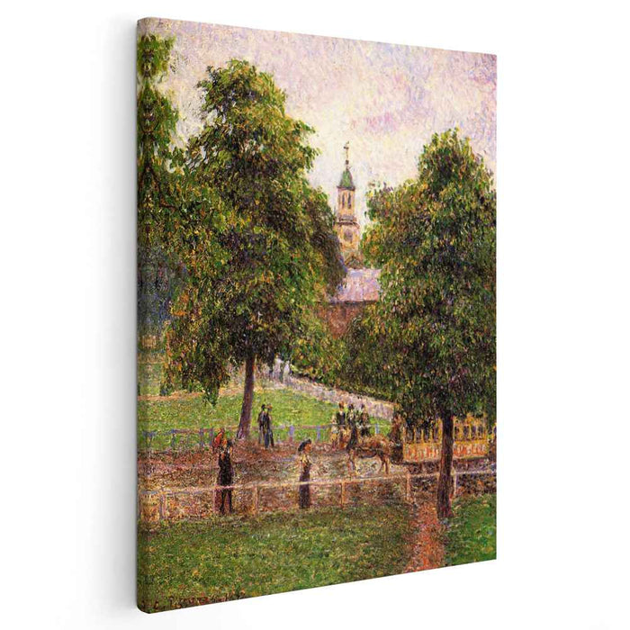 Church at Kew (1892) by Camille Pissarro