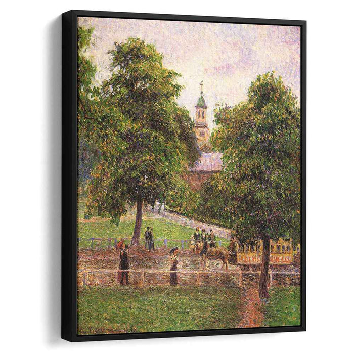 Church at Kew (1892) by Camille Pissarro