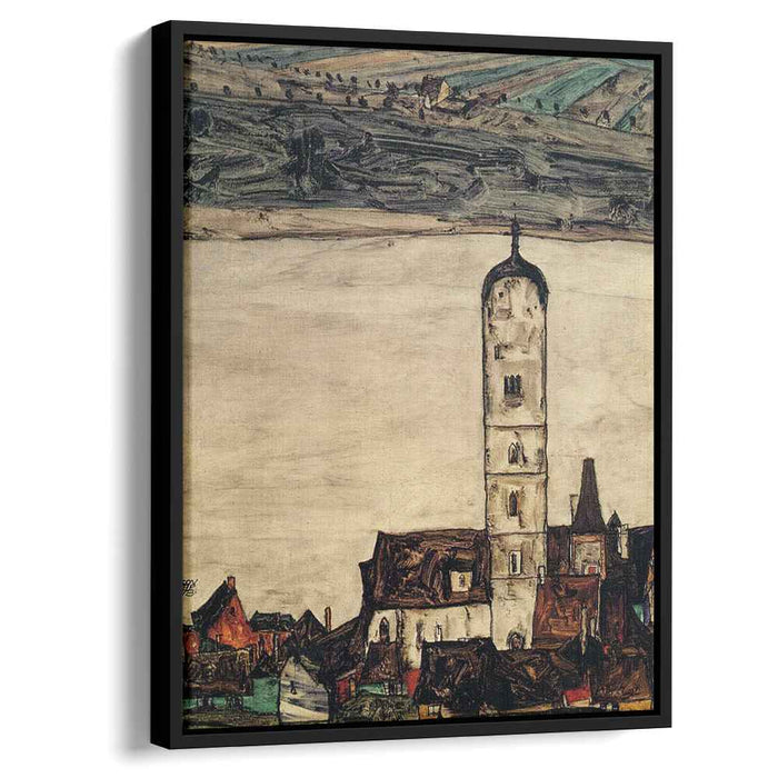 Church in Stein on the Danube (1913) by Egon Schiele