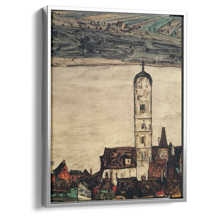 Church in Stein on the Danube (1913) by Egon Schiele