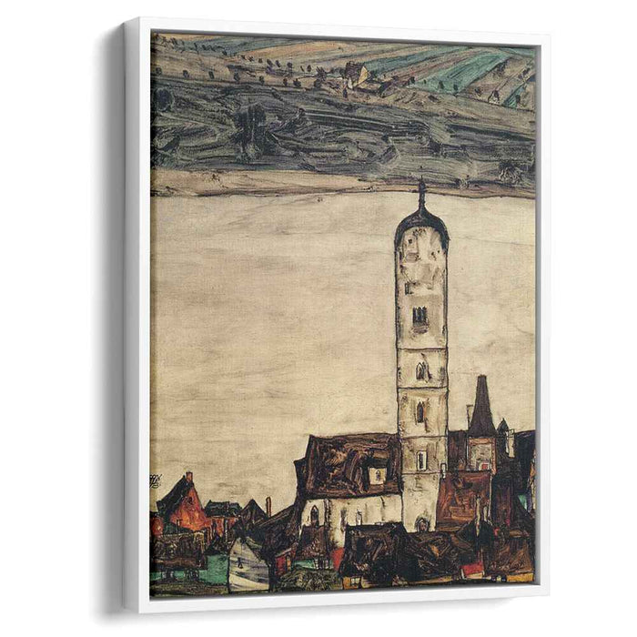 Church in Stein on the Danube (1913) by Egon Schiele