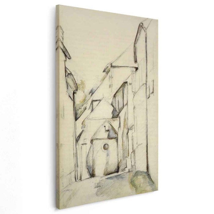 Church of Saint-Pierre in Avon (1894) by Paul Cezanne