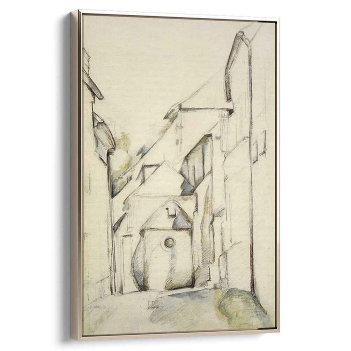 Church of Saint-Pierre in Avon (1894) by Paul Cezanne