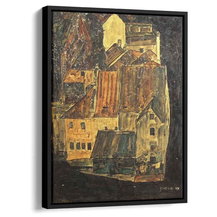 City on the Blue River (1910) by Egon Schiele