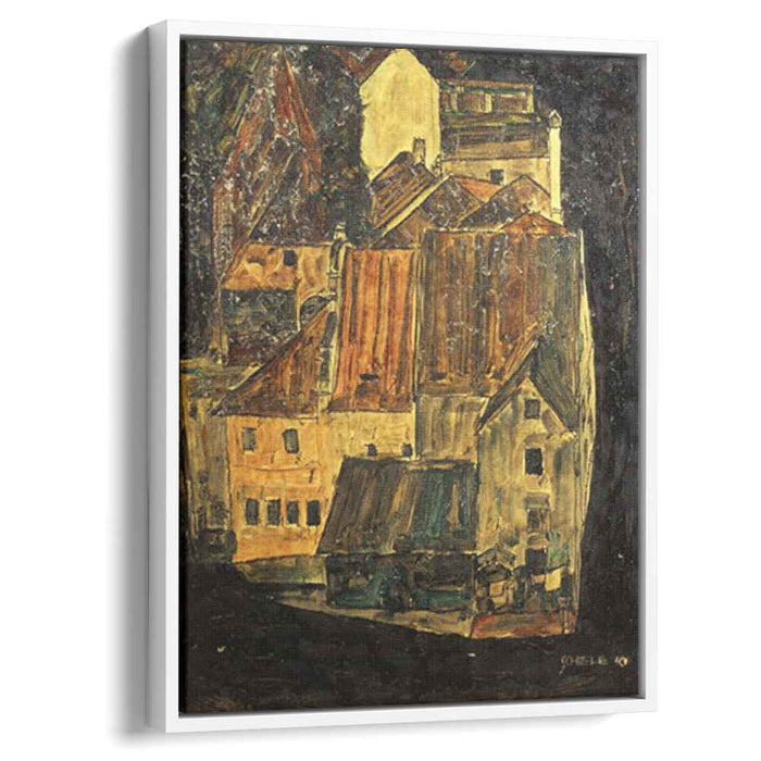 City on the Blue River (1910) by Egon Schiele