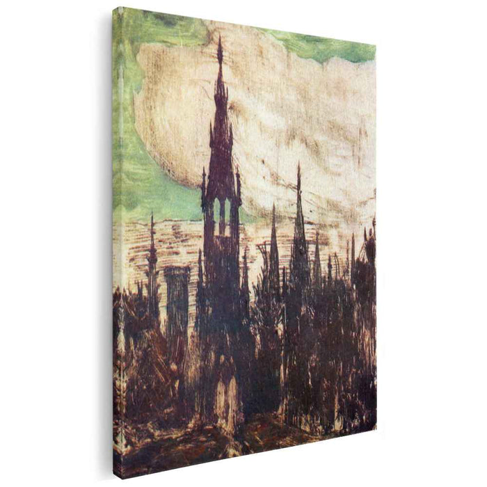 City (Towers) (1906) by Mikalojus Konstantinas Ciurlionis