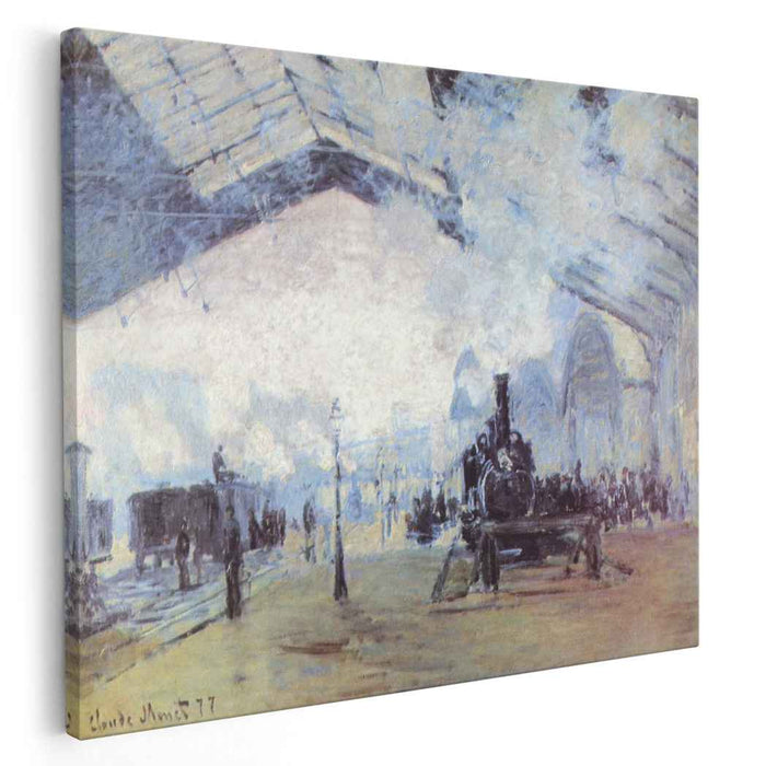 Saint-Lazare Gare, Normandy Train by Claude Monet