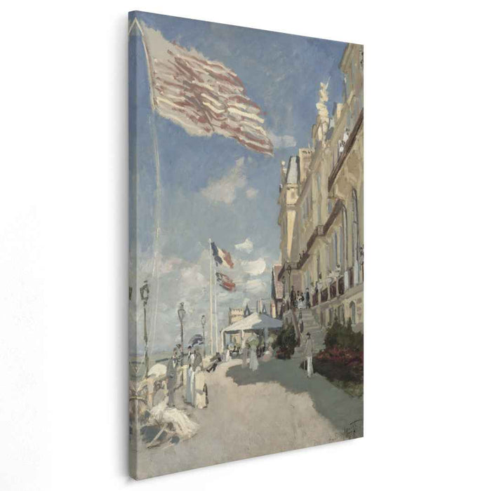 The Hotel des Roches Noires at Trouville (1870) by Claude Monet