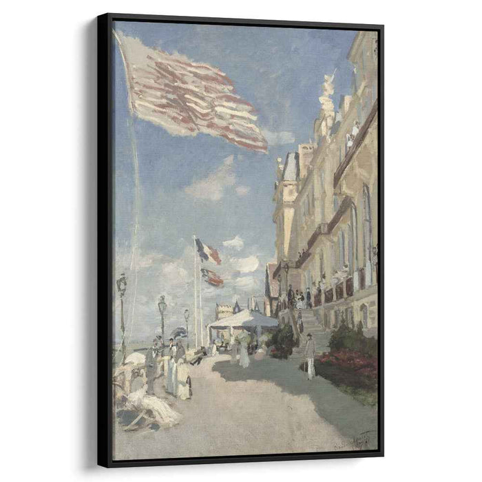 The Hotel des Roches Noires at Trouville (1870) by Claude Monet