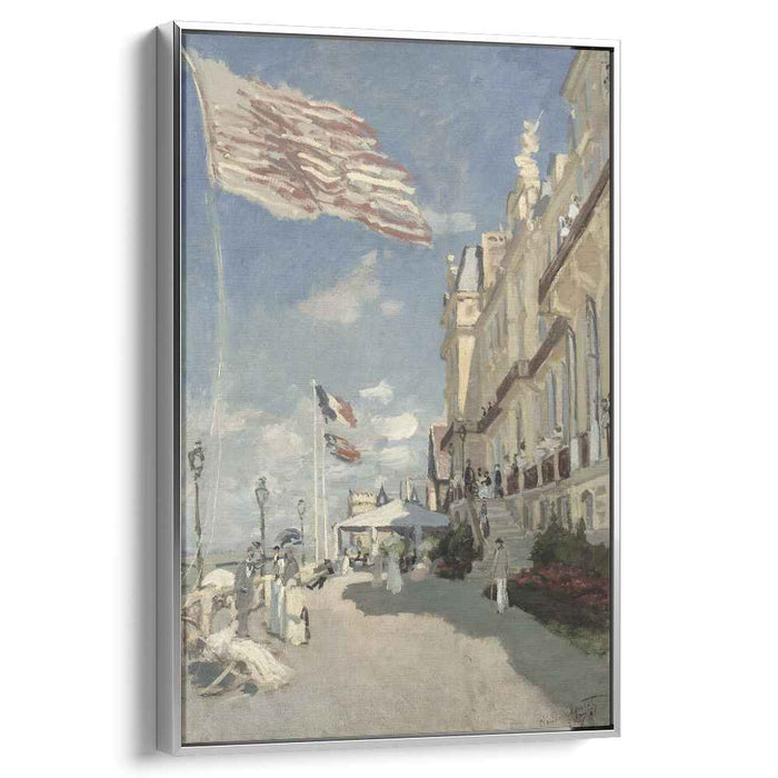 The Hotel des Roches Noires at Trouville (1870) by Claude Monet