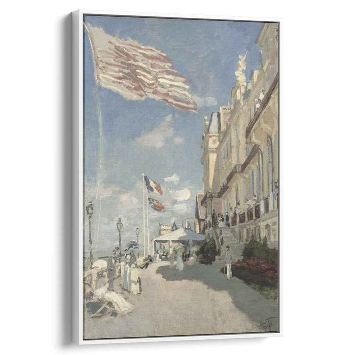 The Hotel des Roches Noires at Trouville (1870) by Claude Monet