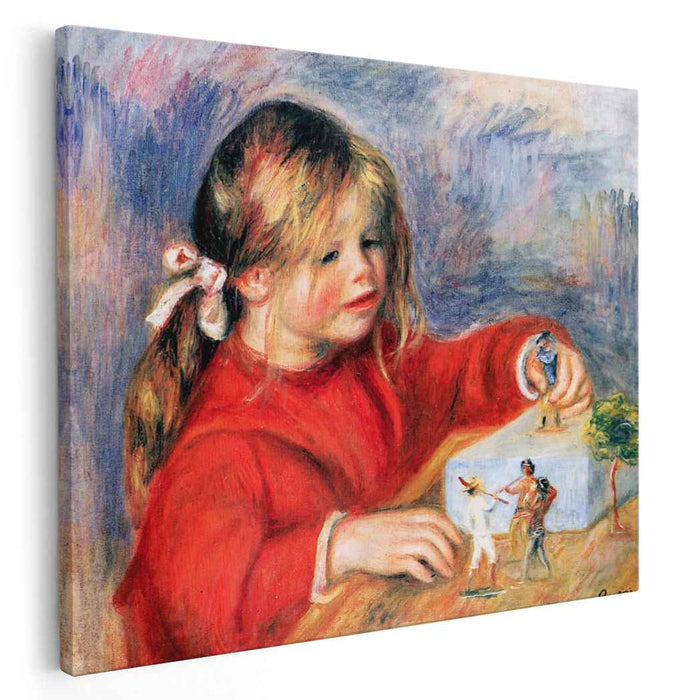 Claude Renoir at play Sun (1905) by Pierre-Auguste Renoir