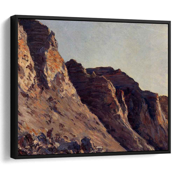 Cliff at Villers sur Me (1880) by Gustave Caillebotte