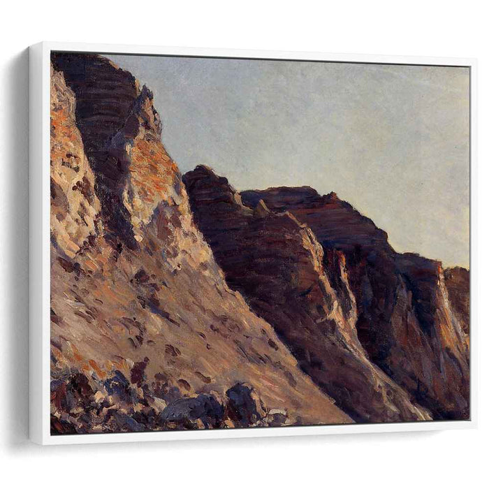 Cliff at Villers sur Me (1880) by Gustave Caillebotte