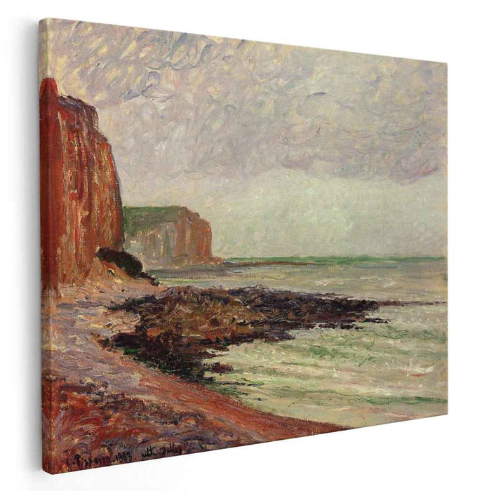 Cliffs at Petit Dalles (1883) by Camille Pissarro