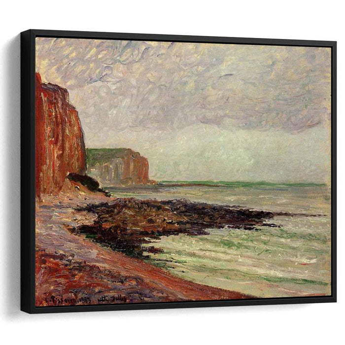 Cliffs at Petit Dalles (1883) by Camille Pissarro