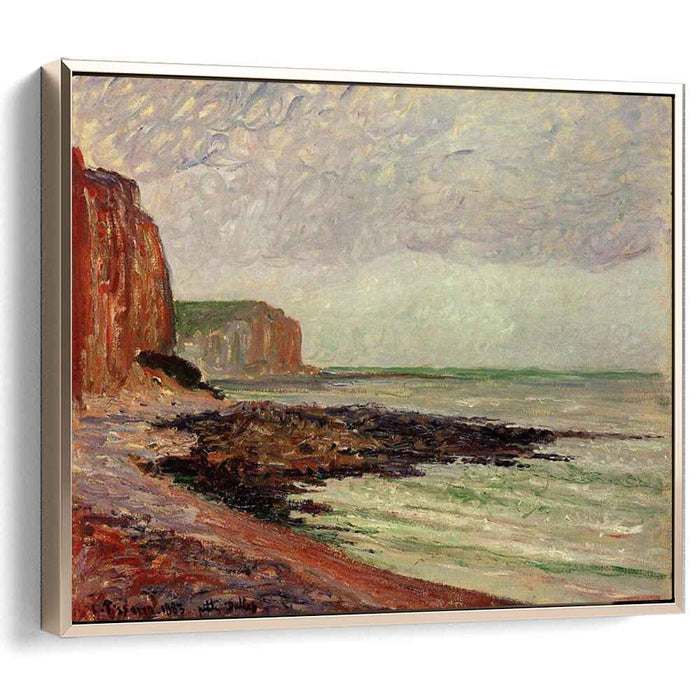 Cliffs at Petit Dalles (1883) by Camille Pissarro
