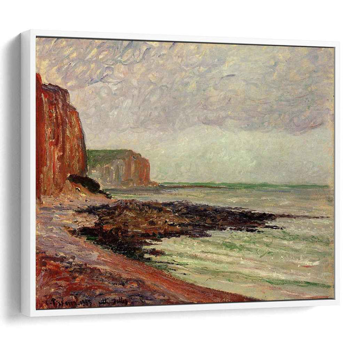 Cliffs at Petit Dalles (1883) by Camille Pissarro