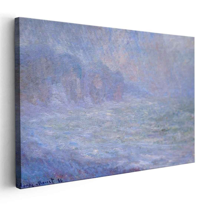 Cliffs at Pourville, Rain by Claude Monet