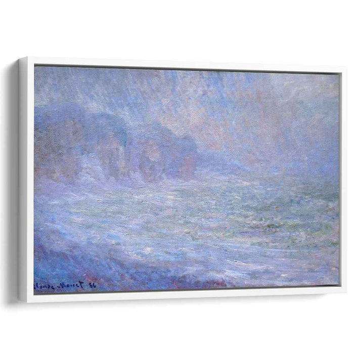Cliffs at Pourville, Rain by Claude Monet