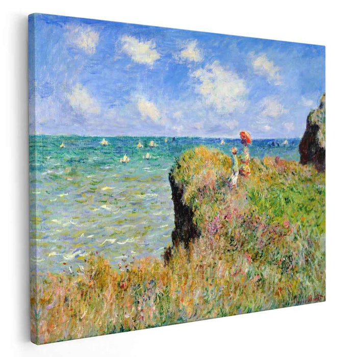 Clifftop Walk at Pourville (1882) by Claude Monet