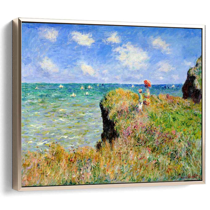 Clifftop Walk at Pourville (1882) by Claude Monet