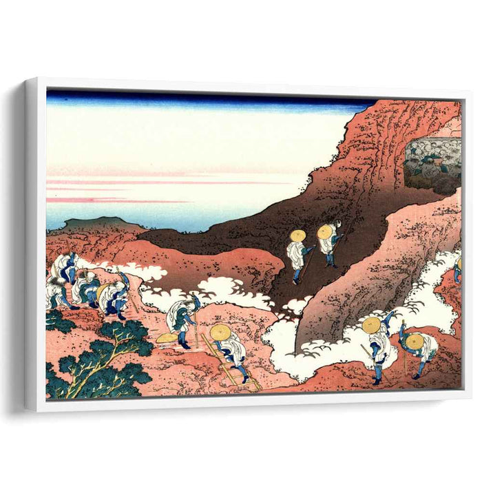 Climbing on Mt. Fuji by Katsushika Hokusai