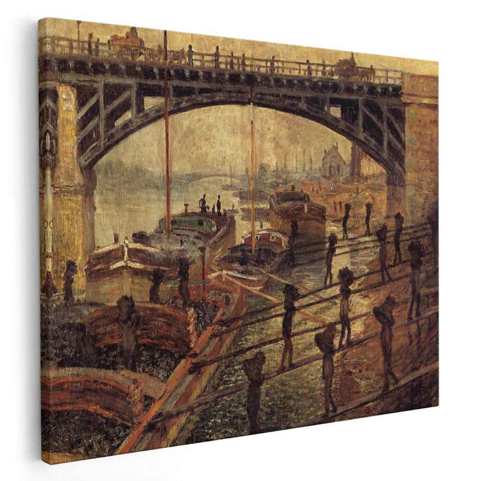 Coal Dockers (1875) by Claude Monet