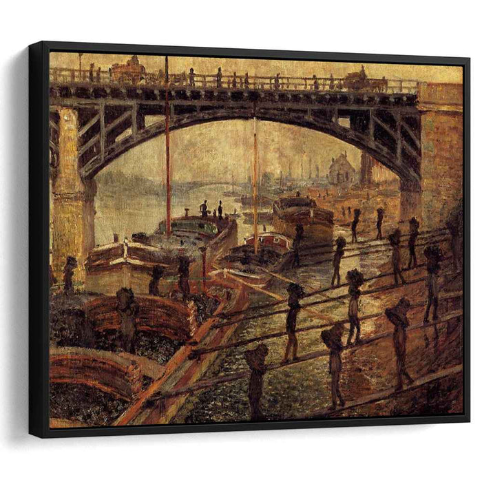 Coal Dockers (1875) by Claude Monet