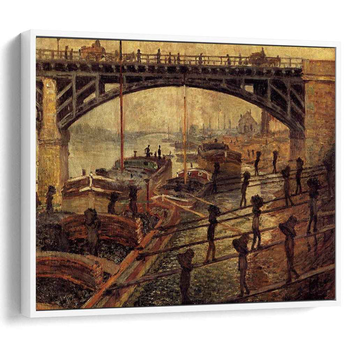 Coal Dockers (1875) by Claude Monet