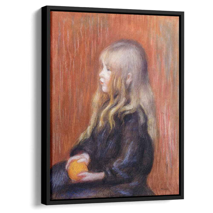 Coco Holding a Orange (1904) by Pierre-Auguste Renoir