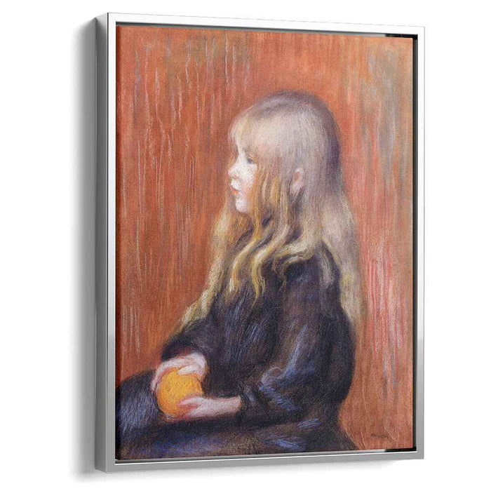 Coco Holding a Orange (1904) by Pierre-Auguste Renoir